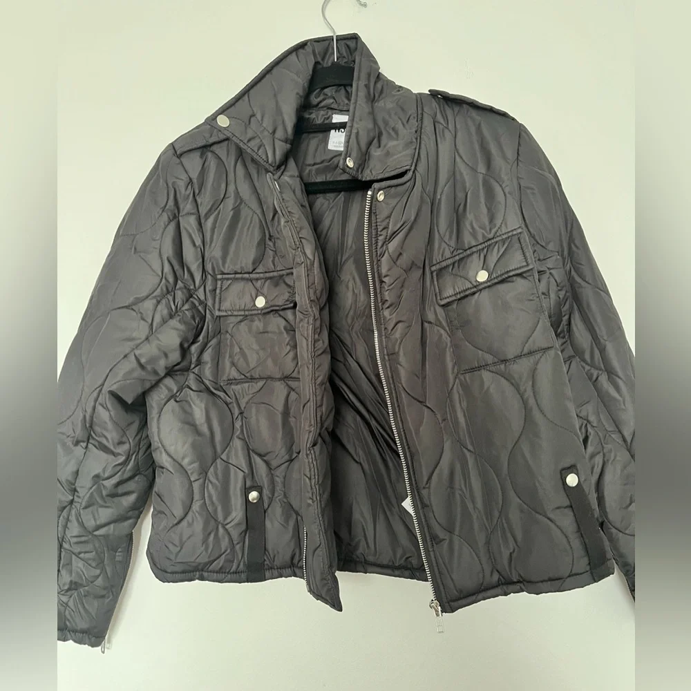 NSF Clothing quilted Moto jacket